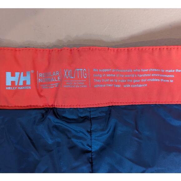 Helly Hansen Insulated Primaloft Snow Ski Snowboard Pants Orange Size XXL - Picture 4 of 13